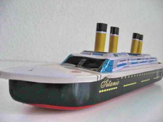 Blechspielzeug   Kerzenboot, Pop Pop Boat TITANIC 246