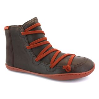 Camper Peu Cami L Womens Laced Ankle Boots Brown