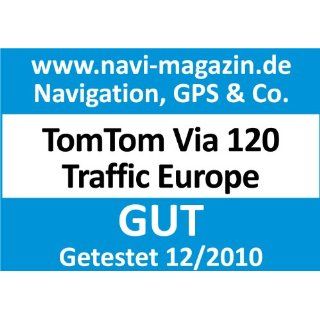TomTom Via 120 Europe Traffic Navigationssystem (11 cm (4,3 Zoll