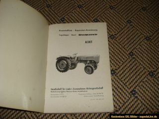 Güldner Burgund Ersatzteilliste / Reparatur Anweisung A3KT 1961