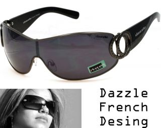 Damen Sonnenbrille Dazzle French Design DZ278 schwarz