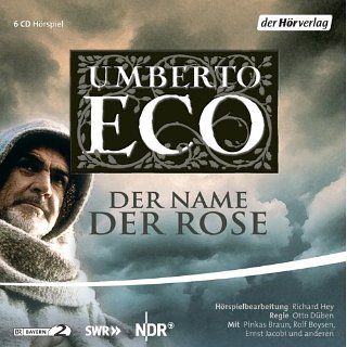 Der Name der Rose. Hörspiel. 6 CDs Umberto Eco, Heinz
