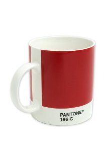 Pantone Becher dunkelrot 186 C Küche & Haushalt