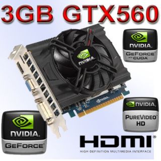 GTX560 3072MB Nvidia DirectX 11 3GB GTX560 HDMI