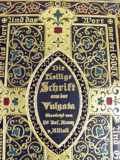 Die heilige Schrift   traumhafte Prachtausgabe 1892  