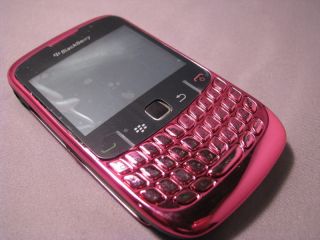 Blackberry curve 8520 with new pink housing