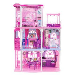 Mattel N7666 0   Barbie 3 stöckige Traumvilla mit Aufzug, Lichtern