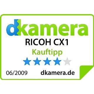 Ricoh CX 1 Digitalkamera 3 Zoll silber Kamera & Foto