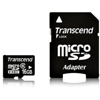 Transcend Hi Speed Micro SDHC 16GB Class 6 Computer