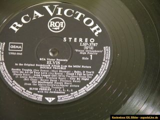 ELVIS PRESLEY Double Trouble 1.dt. Press. 1967 schwarzes RCA Label