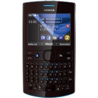 Nokia Asha 205 Dual SIM Smartphone 2,4 Zoll cyan 