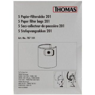 Thomas Papierfiltersack 201 Staubsaugerbeutel / passend für Modell PP