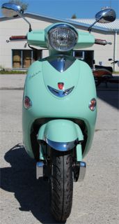 Retroroller 50ccm Motorroller Mint Grün Lintex Salsa Hodi R02 4