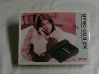 Telefon Bosch MEMO COM 296 mit digtalem Anrufbeantworter Farbe schwarz