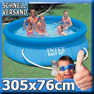 Schwimmbad Planschbecken Pumpe Intex 305 x 76 56922