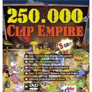 250.000 Clip Empire, DVD ROM Die ultimative Clipart Sammlung für alle
