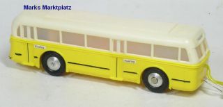 H0 Trolley Bus Set gelb creme Eheim 6102 neuw. OVP