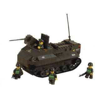 Sluban Militär Amphibie Panzer 223 Teile Tank, kompatibel zu anderen
