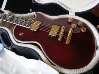 Gibson Les Paul Supreme Winered Luxury LP Custom Gold Frets