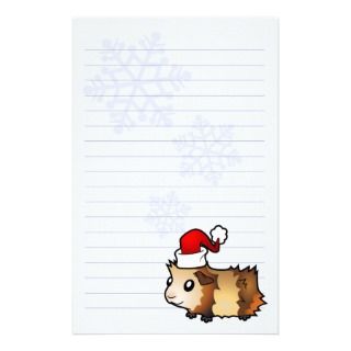 Christmas Guinea Pig (multi colored) Stationery