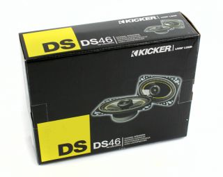 2011 KICKER DS46 4x6 200W 2 Way Car Audio Speakers