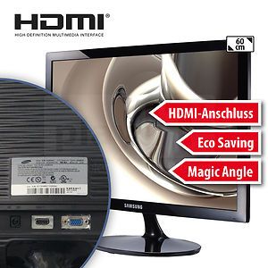 23,6 (59,9cm) Zoll Samsung S24B300L TFT LED Monitor, Full HD, HDMI