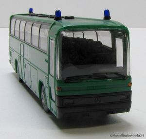 RIETZE Mercedes O 303 15 RHD Polizei Unfall Bus Maßstab 187
