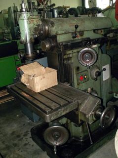 WMW RUHLA FUW 315 Heckert Auerbach Fräsmaschine Universal