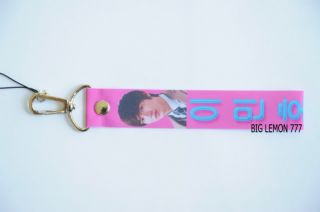 Lee Min Ho Pink Wrist Strap Lanyard for Mobile /Cell Phone O1