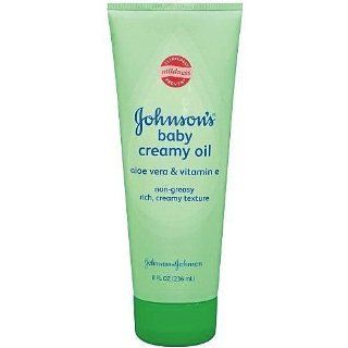 Johnson Baby Creamy Oil Aloe & Vitamin E 235 ml (Baby Produkte; Öle
