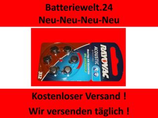 30 x Hörgerätebatterien 312 PR 41 VARTA/ Rayovac  NEU  