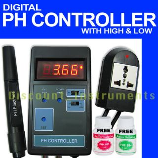 PH CONTROLLER Regler für CO2 Anlage + Elektrode (220V or 110V)