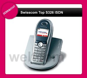 Swisscom Top S326 ISDN schnurlos Telefon GUTER ZUSTAND