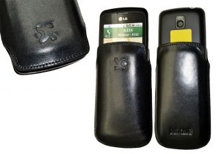 SunCase Leder Etui Tasche Ledertasche für LG P500 One