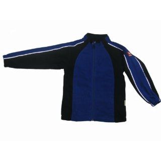 Kinder Microfleece Jacke dryplexx micro, kornblau/schwarz Fleecejacke