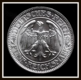 Reichsmark Eichbaum 1928 A Jg 331 ** Prachtexemplar ** 5 WR 3