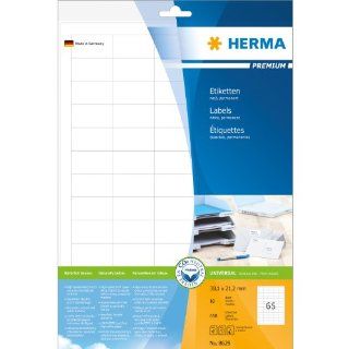Herma 8629 Etiketten Premium A4 A4 38,1 x 21,2 mm Papier matt 650