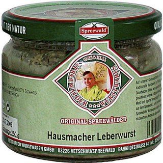 Hausmacher Leberwurst (250 g) Lebensmittel & Getränke
