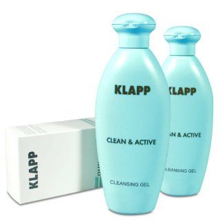 Klapp Clean & Active Cleansing Gel, 2 x 250 ml