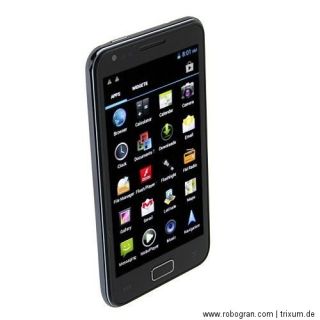 N800+ in Schwarz, MTK6577 CPU, Android 4, 4,3,512MB/4GB, 3G, GPS