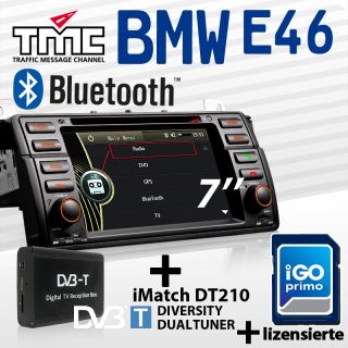 BMW 3er E46 RADIO 315 320 325 GPS DVD HD 3D Navigation NAVI TMC 800MHZ