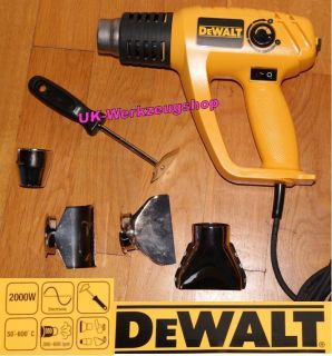 DeWalt Heissluftpistole DW340K Foen Heizpistole Heissluftgeblaese DW