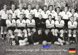 WM 1958 + Deutschland vierter Platz + BigCard #337 +