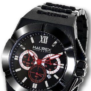 Haurex Italy Herrenuhr Yacht Black Dial Watch #0N340UNN