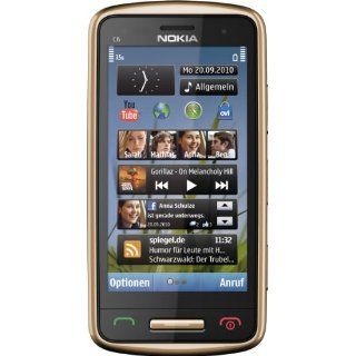 Nokia C6 01 Smartphone 3,2 Zoll gold Elektronik