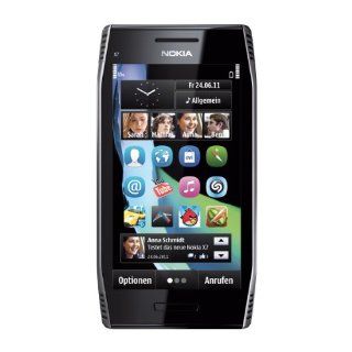 Nokia X7 Smartphone4 Zoll dark steel Elektronik