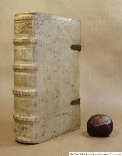 Greek and Latin parallel text, nice binding in blindstamped pigskin