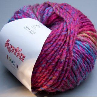 Katia Inca 104 pink rainbow 100g Wolle Küche & Haushalt
