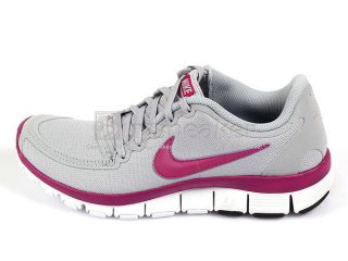 Nike Wmns Free 5.0 V4 Wolf Grey/Rave Pink Lightweight Flexible 2012