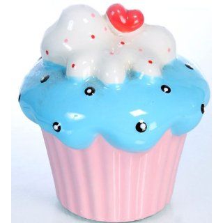 Cupcake Spardose Pink und Blau Spielzeug